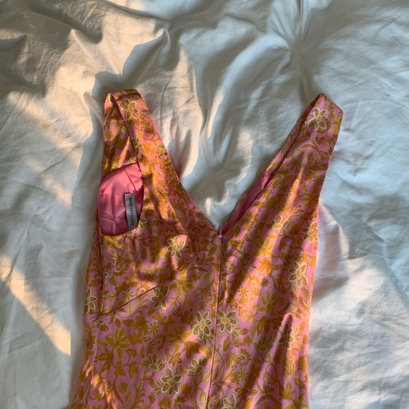 Fortunate One Pink Midi Dress - Picture 4 of 6